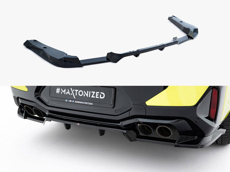 Maxton Design - Rear Splitter (Vertical Bars) BMW X4M F98 Facelift