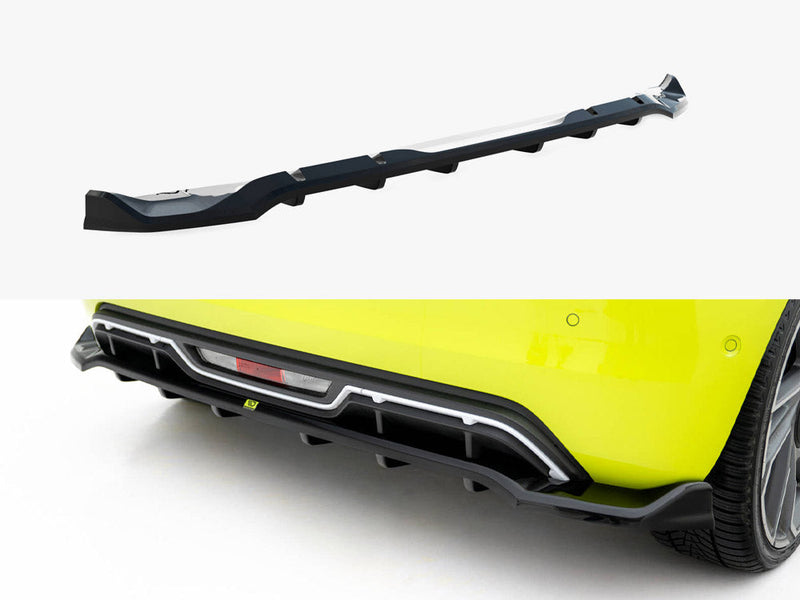 Maxton Design - Rear Splitter (Vertical Bars) Abarth 500e