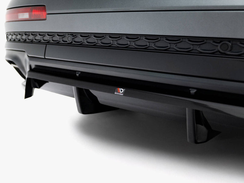 Maxton Design - Rear Splitter (Vertical Bars) Audi Q7 S-Line Mk2 Facelift 2