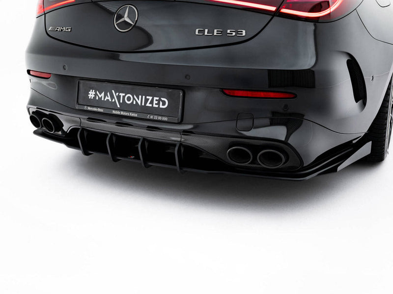 Maxton Design - Street PRO Rear Diffuser + Flaps Mercedes-AMG CLE 53 C236