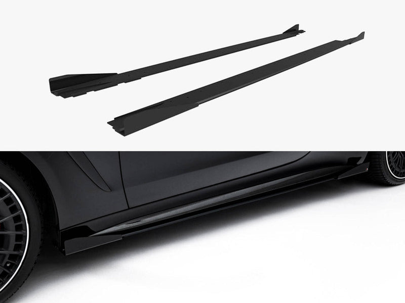 Maxton Design - Street PRO Side Skirts Diffusers + Flaps Mercedes-AMG CLE 53 C236