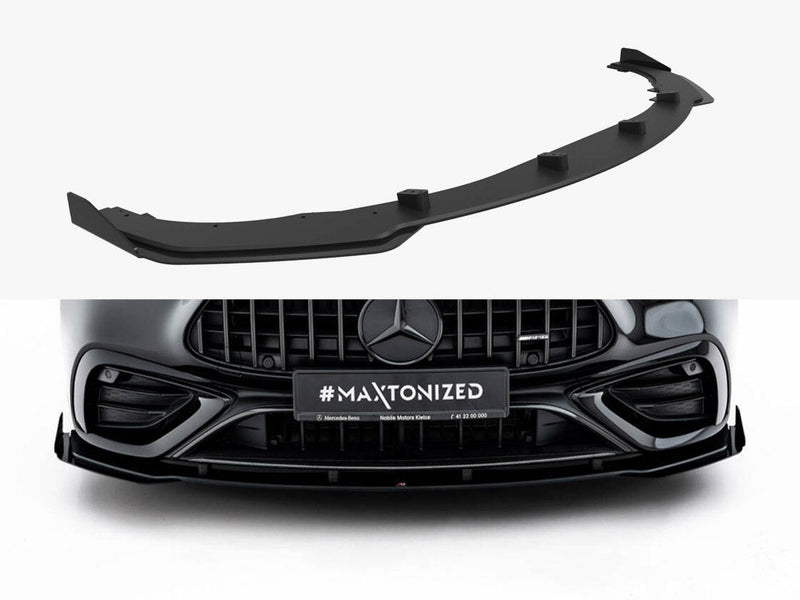 Maxton Design - Street PRO Front Splitter + Flaps Mercedes-AMG CLE 53 C236