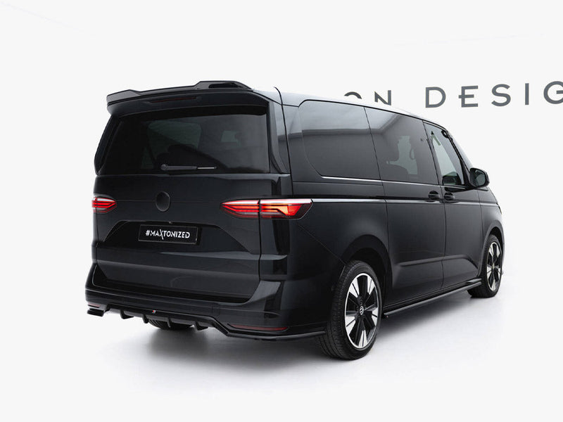 Maxton Design -Rear Splitter (Vertical Bars) Volkswagen Multivan Long T7