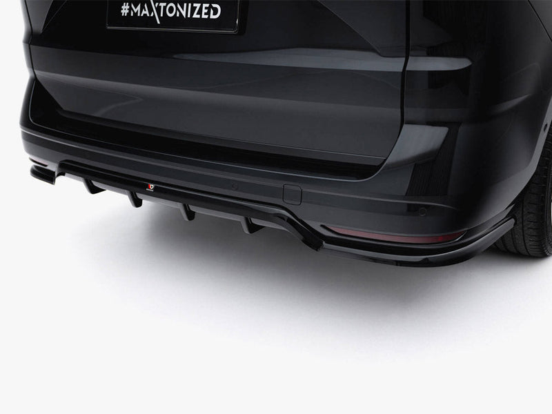 Maxton Design -Rear Splitter (Vertical Bars) Volkswagen Multivan Long T7