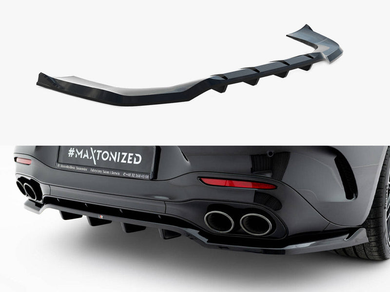 Maxton Design -  Rear Splitter (Vertical Bars) Mercedes-AMG SL 63 R232