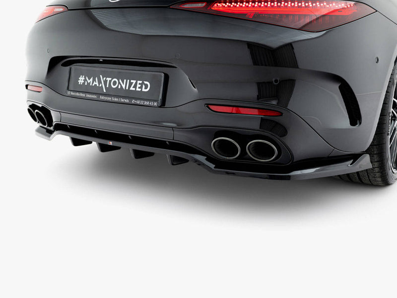 Maxton Design -  Rear Splitter (Vertical Bars) Mercedes-AMG SL 63 R232