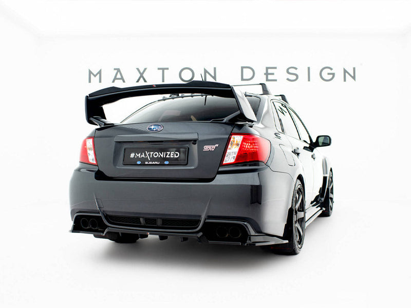 Maxton Design -  Rear Splitter (Vertical Bars) Subaru Impreza WRX STI Mk3 Facelift