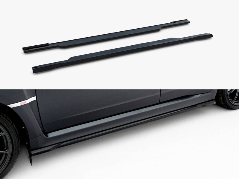 Maxton Design - Side Skirts Diffusers V.2 Subaru Impreza WRX STI Mk3 Facelift