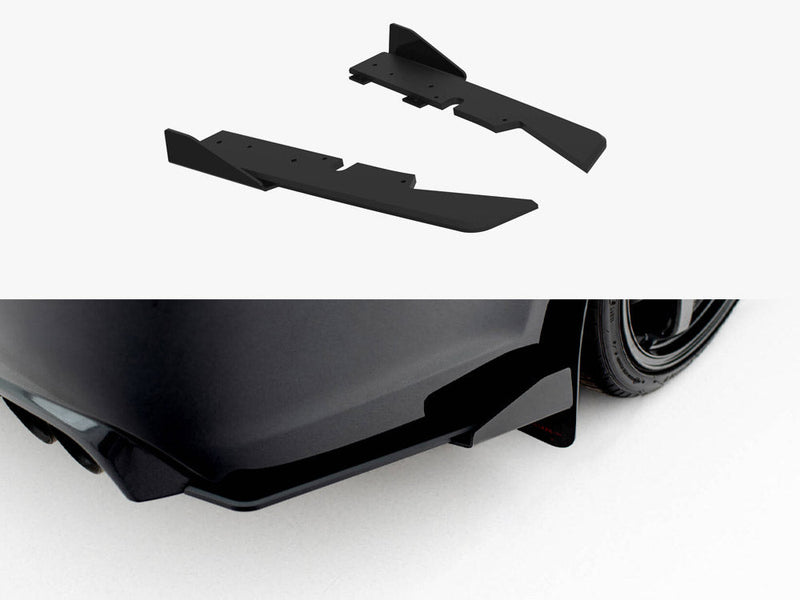 Maxton Design - Street PRO Rear Side Splitters + Flaps Subaru Impreza WRX STI Mk3 Facelift