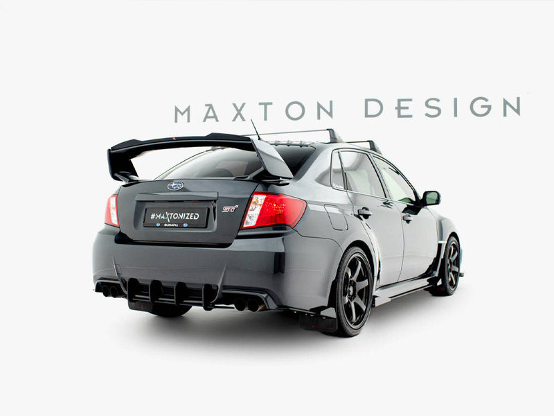 Maxton Design - Street PRO Rear Side Splitters + Flaps Subaru Impreza WRX STI Mk3 Facelift