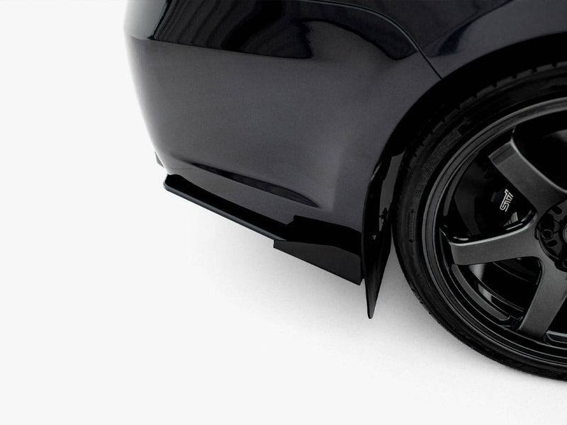 Maxton Design - Street PRO Rear Side Splitters + Flaps Subaru Impreza WRX STI Mk3 Facelift