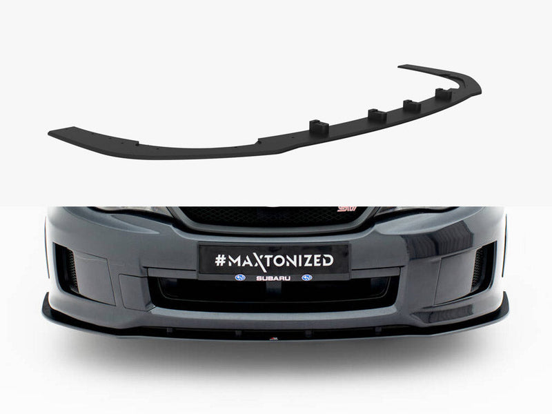 Maxton Design - Street PRO Front Splitter Subaru Impreza WRX STI Mk3 Facelift