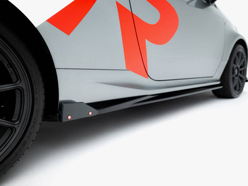 Maxton Design -  Side Skirts Diffusers + Flaps Toyota GR Yaris Mk4 Facelift