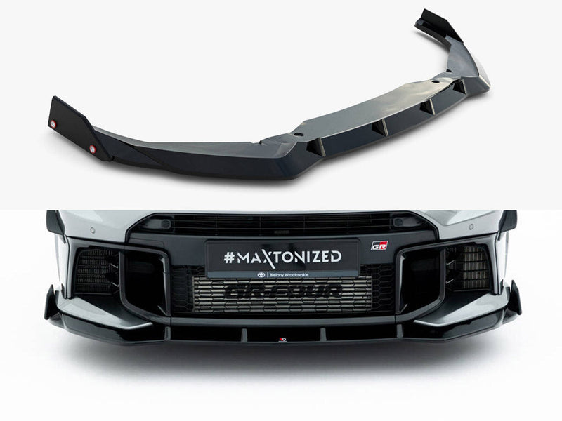 Maxton Design - Front Splitter + Flaps Toyota GR Yaris Mk4 Facelift