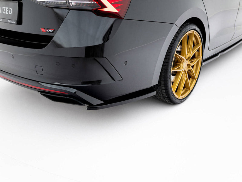 Maxton Design - Rear Side Splitters V.1 Skoda Octavia RS Liftback / Estate Mk4 Facelift