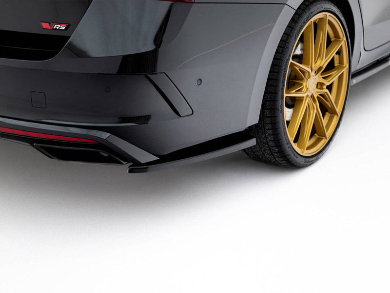 Maxton Design - Rear Side Splitters V.1 Skoda Octavia RS Liftback / Estate Mk4 Facelift