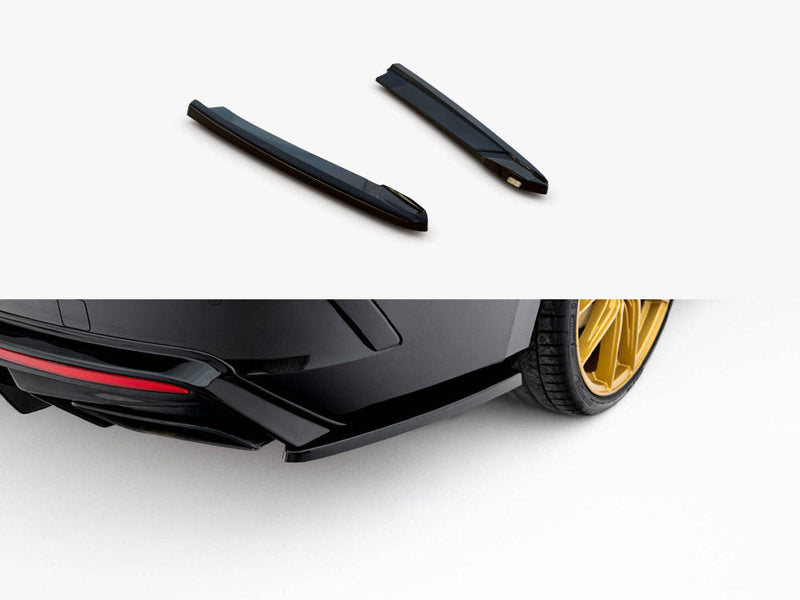 Maxton Design -  Rear Side Splitters V.3 Skoda Octavia RS Liftback / Estate Mk4 Facelift