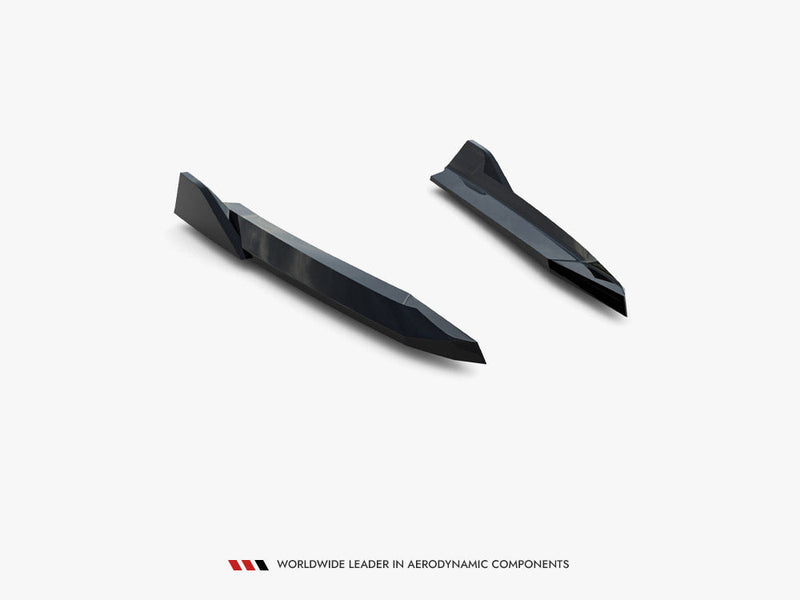 Maxton Design - Rear Side Splitters V.6 Skoda Octavia RS Liftback / Estate Mk4 / Mk4 Facelift