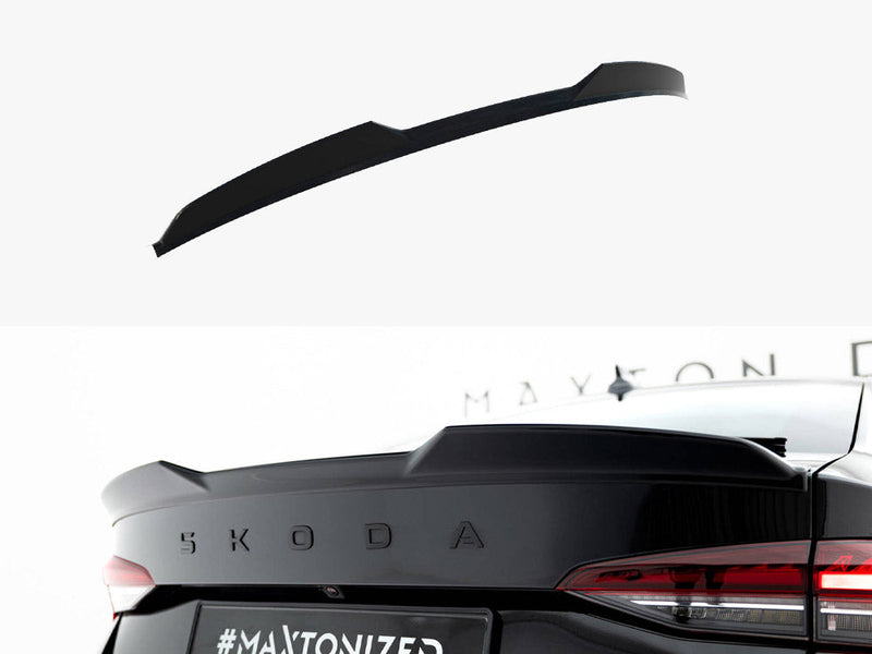Maxton Design - Spoiler CAP 3D Skoda Octavia RS Liftback Mk4 / Mk4 Facelift