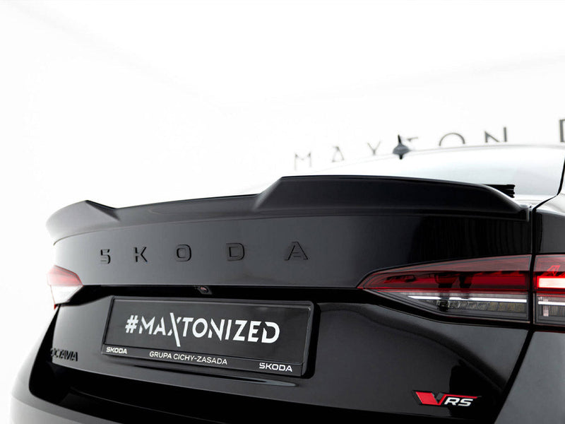 Maxton Design - Spoiler CAP 3D Skoda Octavia RS Liftback Mk4 / Mk4 Facelift