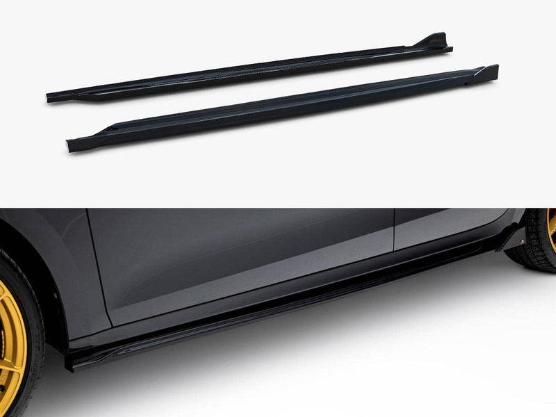 Maxton Design - Side Skirts Diffusers V.4 Skoda Octavia RS Liftback / Estate Mk 4 Facelift