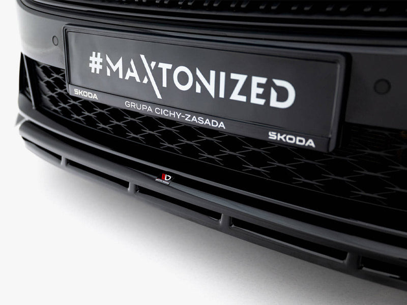 Maxton Design - Front Splitter V.1 Skoda Octavia RS Liftback / Estate Mk4 Facelift