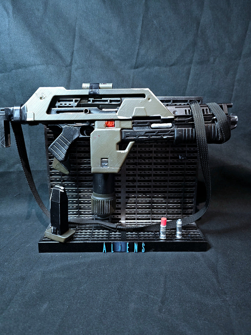 Aliens Ripley final battle Pulse Rifle/Flamethrower miniature model 250mm