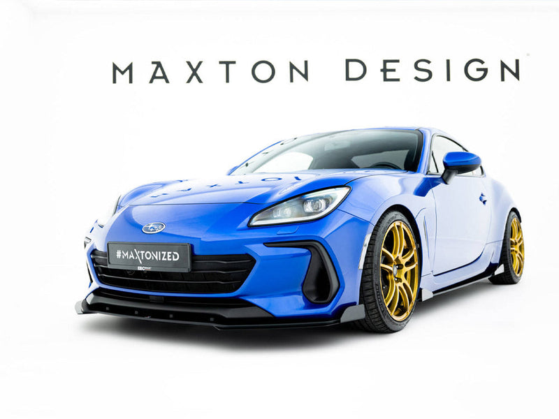 Maxton Design - Street PRO Front Splitter + Flaps Subaru BRZ Mk2