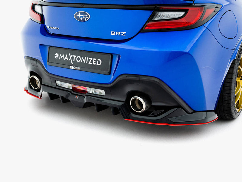 Maxton Design -  Central Rear Splitter (Vertical Bars) V.2 Subaru BRZ Mk2