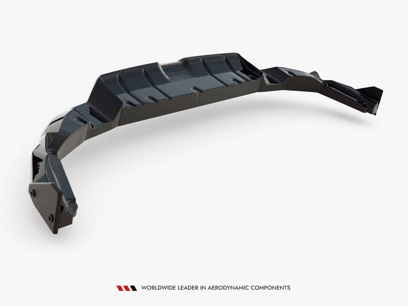 Maxton Design - Central Rear Splitter (Vertical Bars) V.1 + Flaps Subaru BRZ Mk2