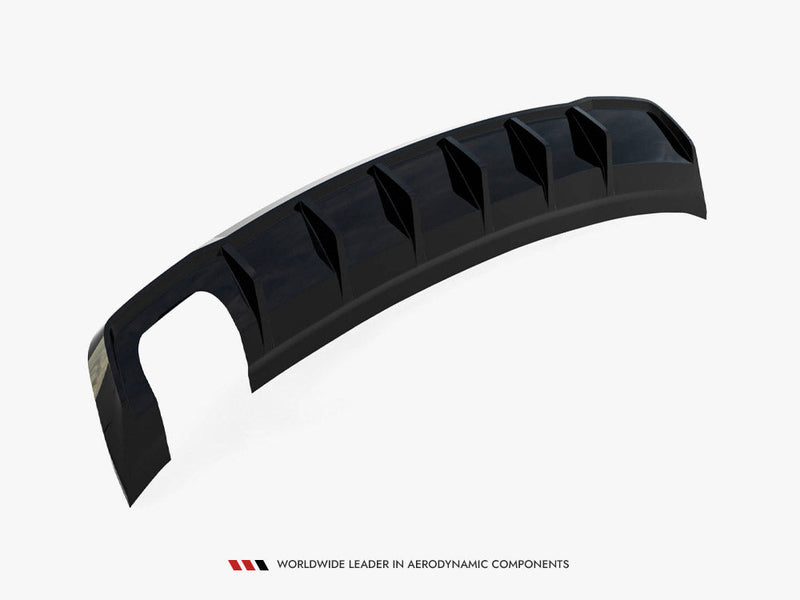Maxton Design - Rear Valance Audi A3 Sedan 8V (Version with dual exhaust tips on one side)