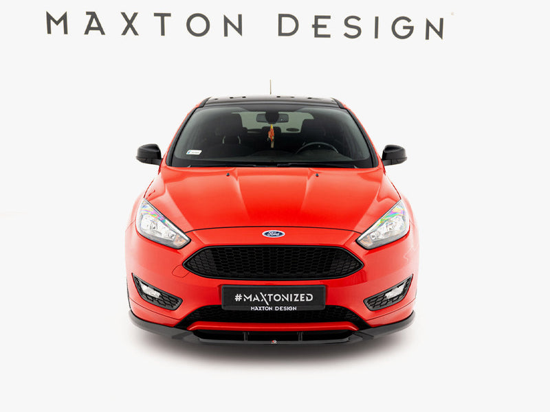 Maxton Design - Front Splitter V.3 Ford Focus ST-Line Mk3 Facelift