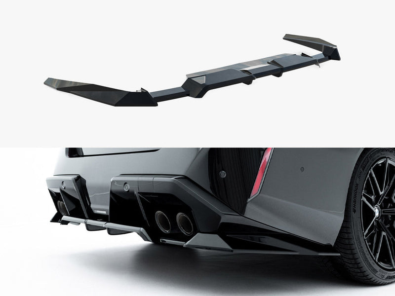 Maxton Design - Rear Splitter (Vertical Bars) BMW M5 Sedan / Touring G90