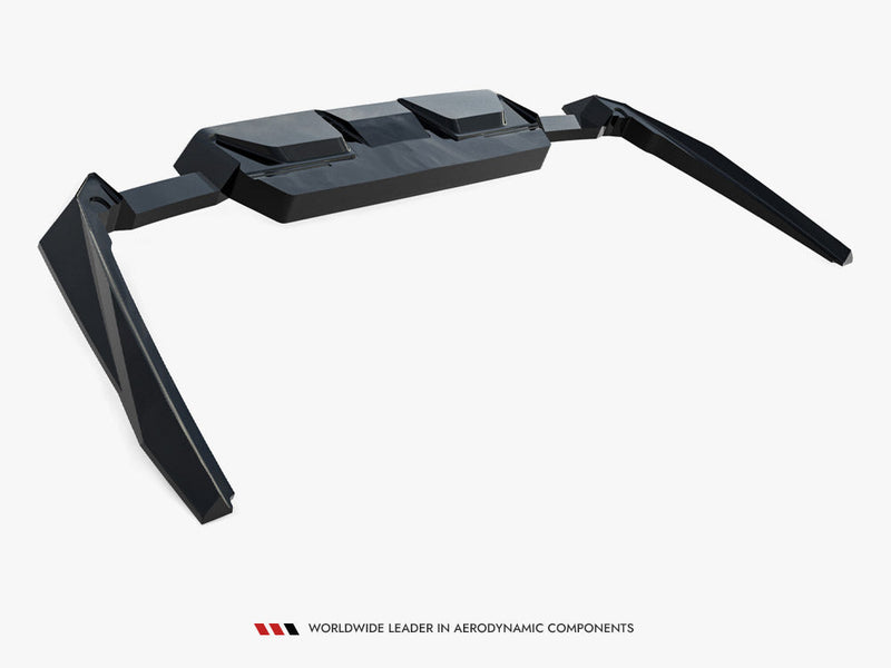 Maxton Design - Rear Splitter (Vertical Bars) BMW M5 Sedan / Touring G90
