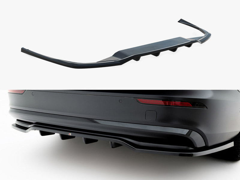 Maxton Design - Rear Splitter (Vertical Bars) Volvo S60 / V60 R-Design Mk3 Facelift