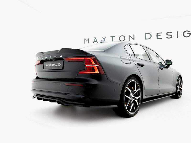 Maxton Design - Rear Splitter (Vertical Bars) Volvo S60 / V60 R-Design Mk3 Facelift