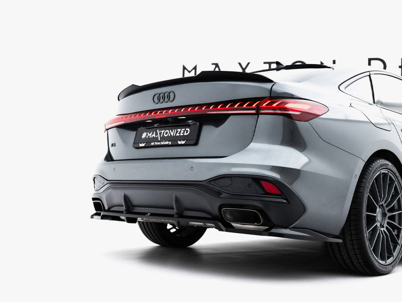 Maxton Design - Rear Splitter (Vertical Bars) Audi A5 S-Line Sedan / Avant B10