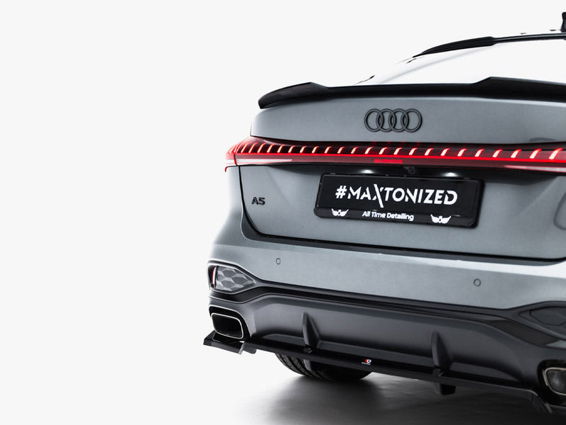 Maxton Design - Rear Splitter (Vertical Bars) Audi A5 S-Line Sedan / Avant B10