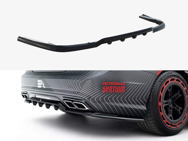 Maxton Design - Rear Splitter (Vertical Bars) Mercedes-Benz SL 63 AMG R231