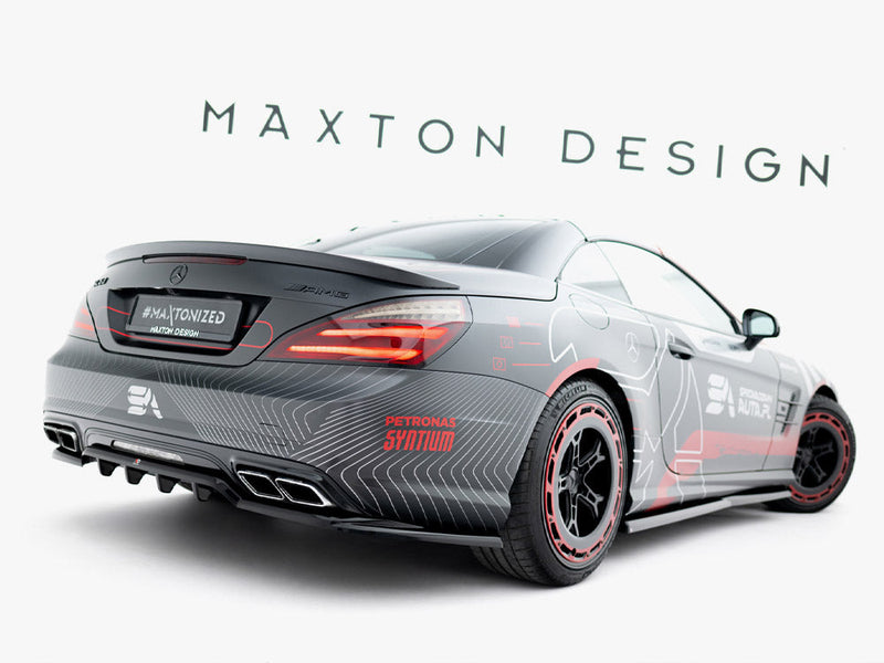 Maxton Design - Rear Splitter (Vertical Bars) Mercedes-Benz SL 63 AMG R231