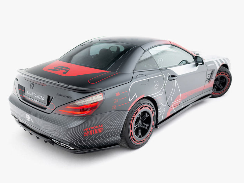 Maxton Design - Rear Splitter (Vertical Bars) Mercedes-Benz SL 63 AMG R231