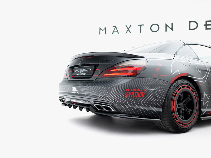 Maxton Design - Rear Splitter (Vertical Bars) Mercedes-Benz SL 63 AMG R231
