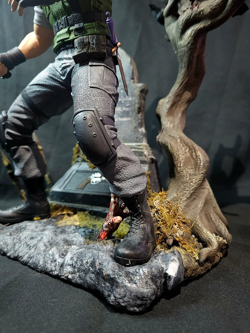 1/6 Resident Evil Chris Redfield Premium Statue & Diorama