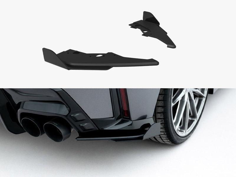 Maxton Design - Street PRO Rear Side Splitters V.2 + Flaps BMW M135i F70