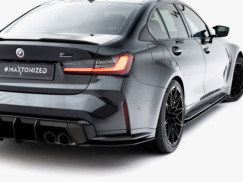 Maxton Design - Street PRO Rear Side Splitters V.3 BMW M3 Sedan / Touring G80 / G81