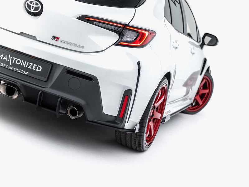 Maxton Design - Street PRO Rear Side Splitters + Flaps Toyota GR Corolla Mk12
