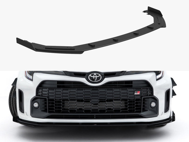 Maxton Design - Street PRO Front Splitter + Flaps Toyota GR Corolla Mk12