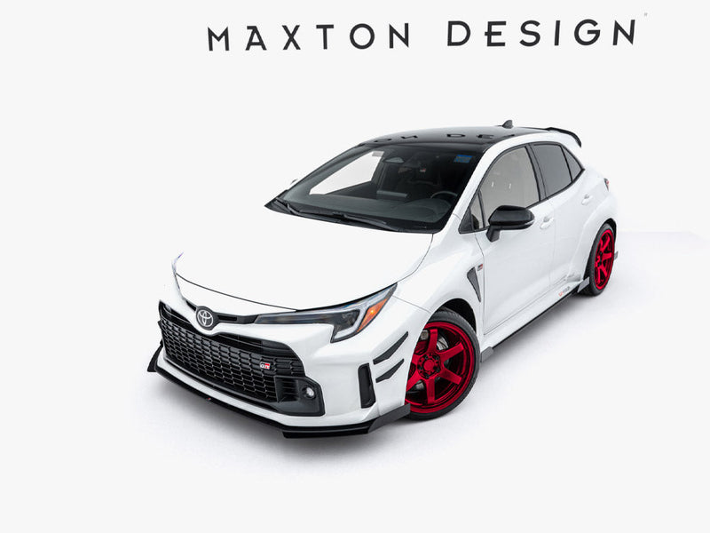 Maxton Design - Street PRO Front Splitter + Flaps Toyota GR Corolla Mk12