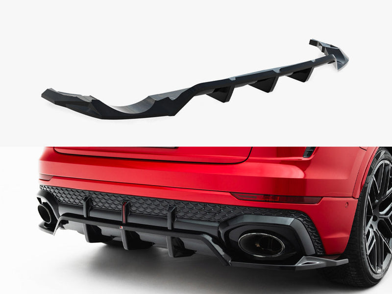 Maxton Design - Rear Splitter (Vertical Bars) Audi RSQ8 Mk1 Facelift