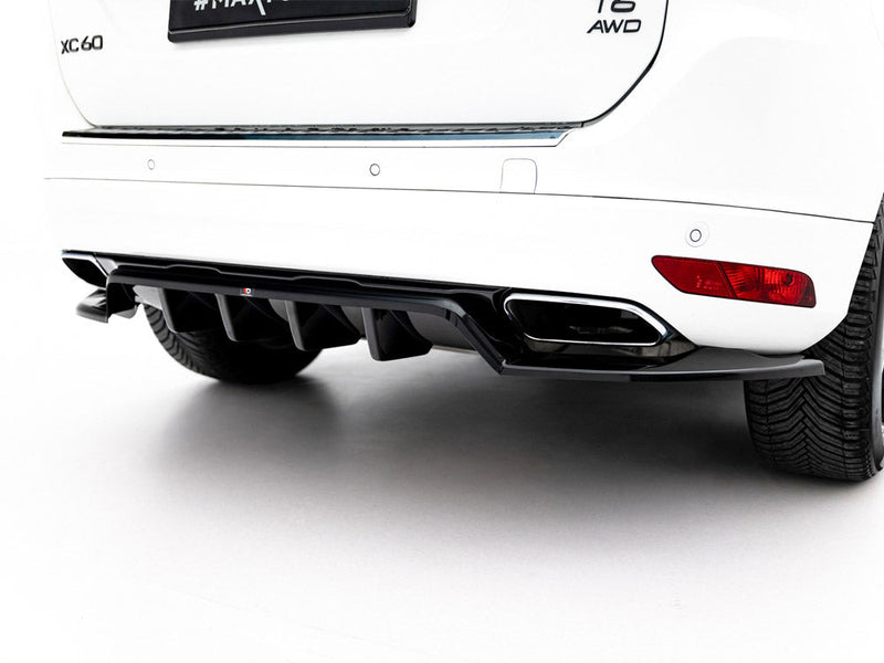 Maxton Design - Rear Splitter (Vertical Bars) Volvo XC60 Mk1 Facelift